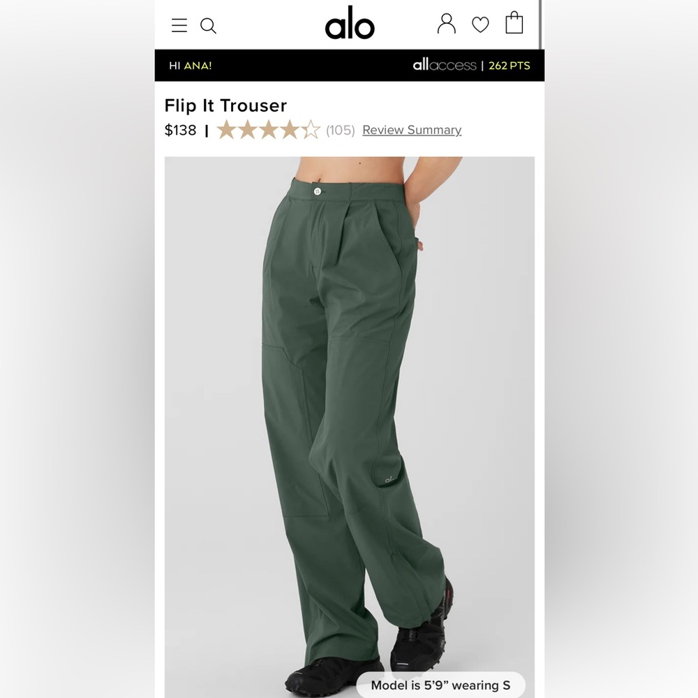 Flip it trouser - Alo yoga